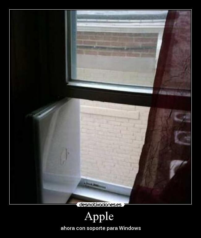 Apple - ahora con soporte para Windows