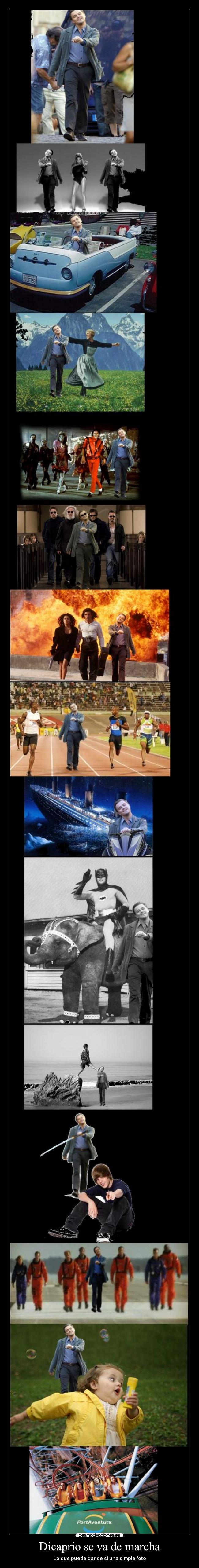 Dicaprio se va de marcha -