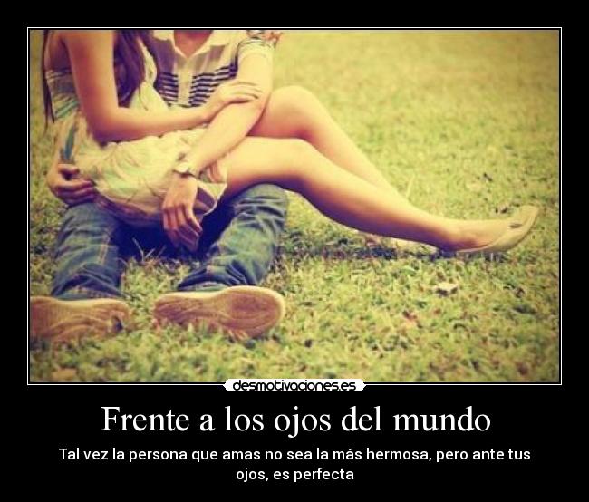 Frente a los ojos del mundo -