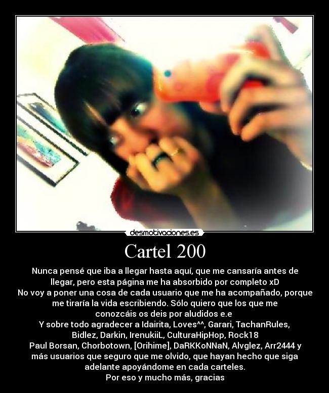 Cartel 200 - 