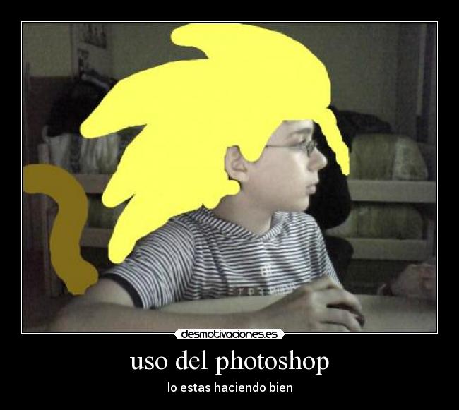 uso del photoshop -