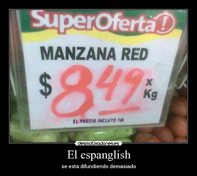 carteles spanglish desmotivaciones