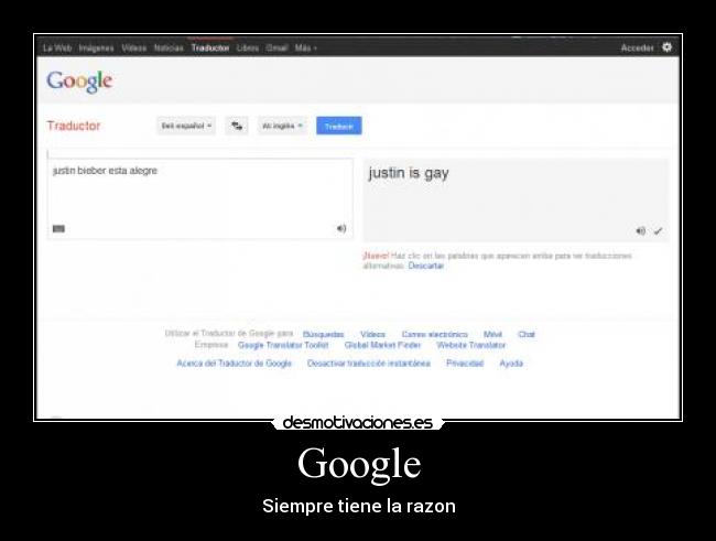 Google - Siempre tiene la razon