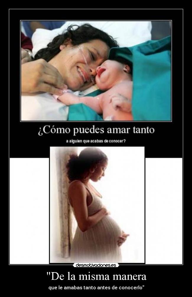 De la misma manera -