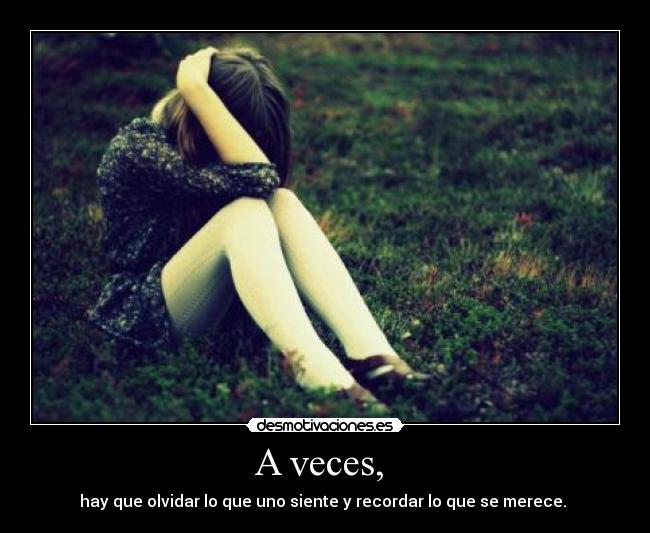 A veces,  - 