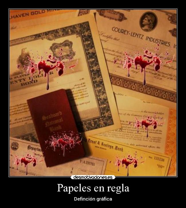 carteles papeles regla definicion grafica desmotivaciones