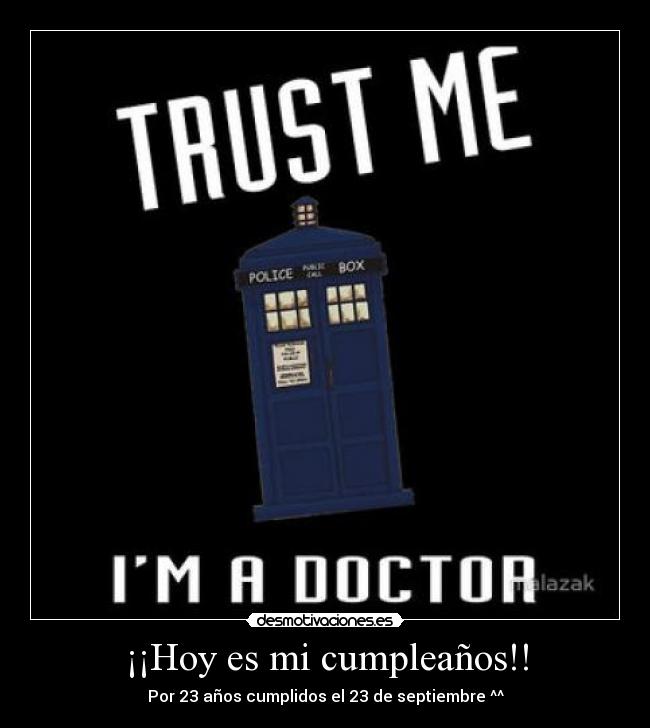 ¡¡Hoy es mi cumpleaños!! - Por 23 años cumplidos el 23 de septiembre ^^