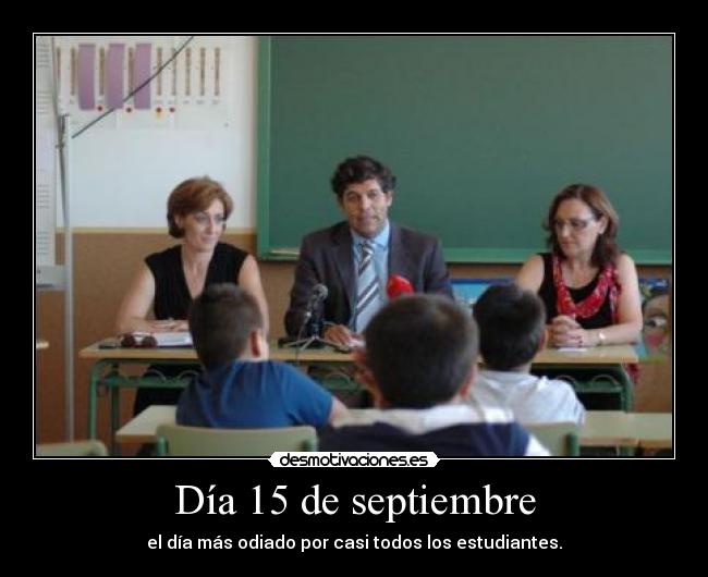 Día 15 de septiembre -