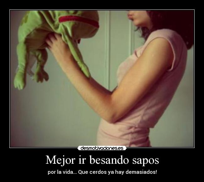 carteles cerdos sapos principes desmotivaciones