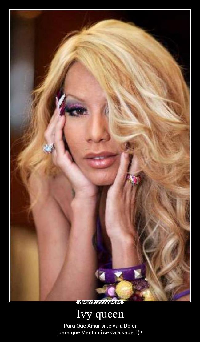 Ivy queen - Para Que Amar si te va a Doler
para que Mentir si se va a saber :) !