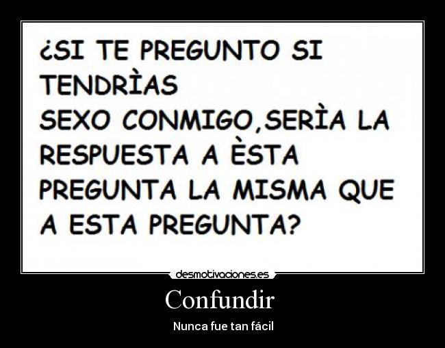Confundir -