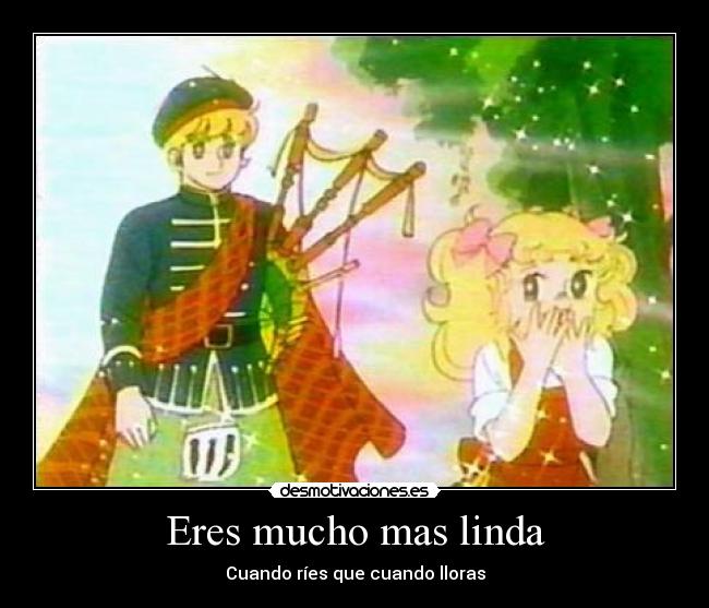 carteles candy candy candy antony anthony anime amor reir callar principe enamorados desmotivaciones