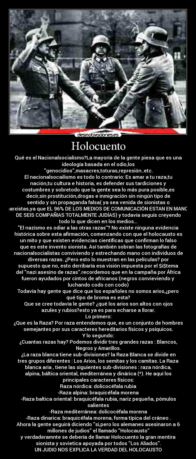 carteles judios mentira nazi desmotivaciones