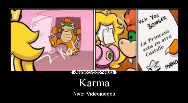 carteles fuck you browser mariobros karma desmotivaciones