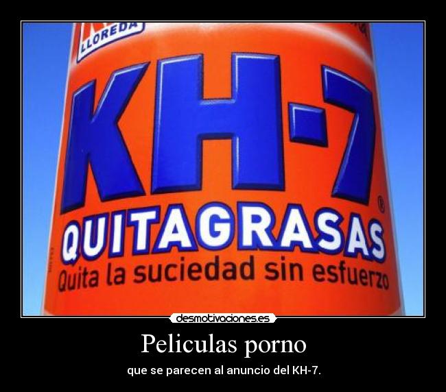 Peliculas porno - que se parecen al anuncio del KH-7.