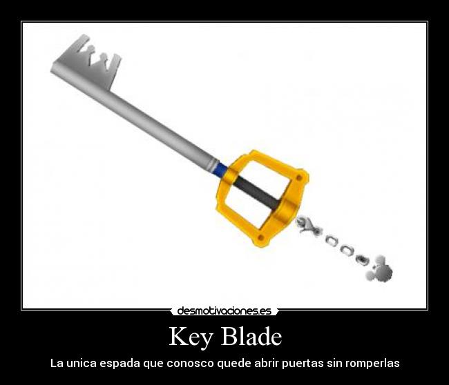 carteles key blade desmotivaciones