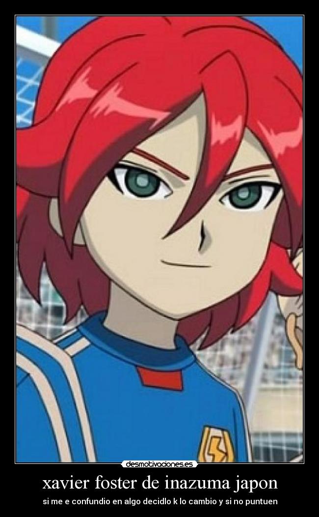 xavier foster de inazuma japon - 