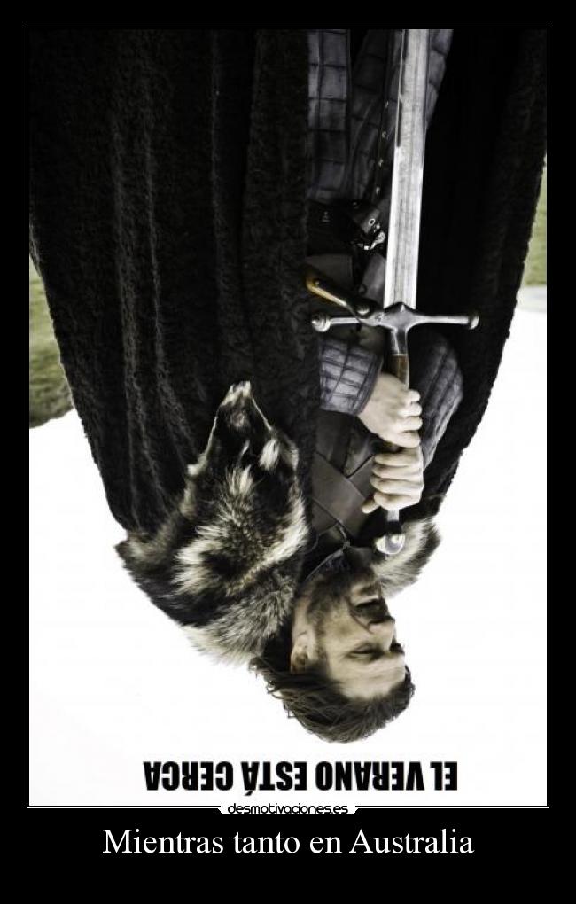 Mientras tanto en Australia -