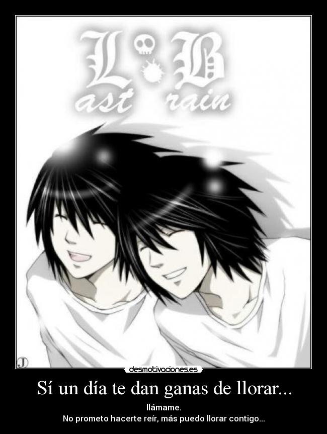 Sí un día te dan ganas de llorar... - 