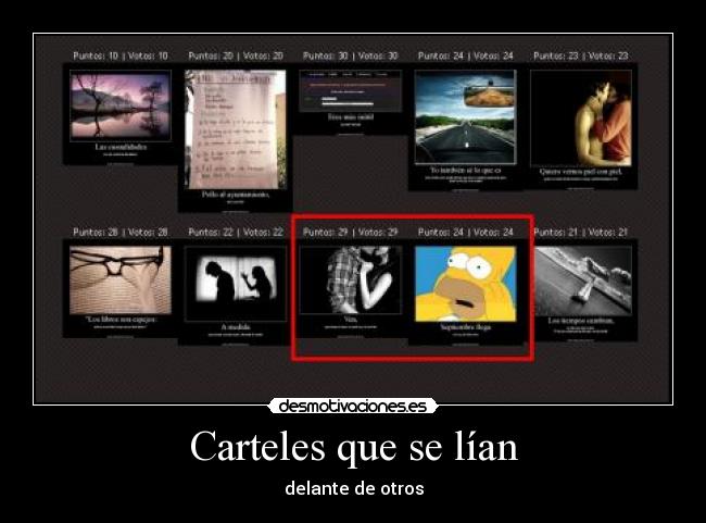 Carteles que se lían - 