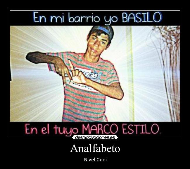 Analfabeto - 