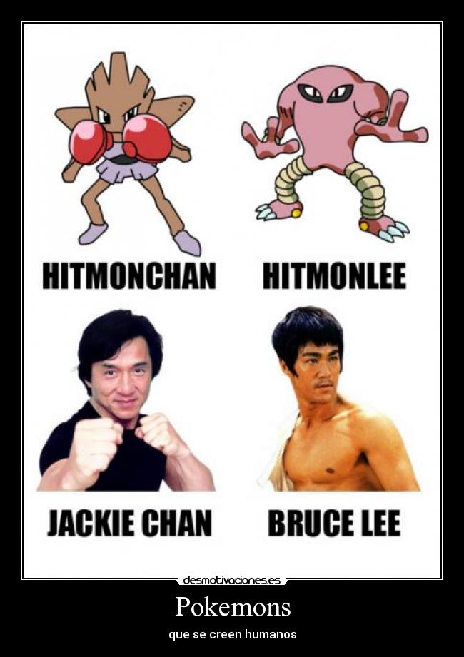 Pokemons - que se creen humanos