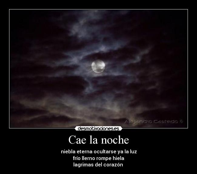 Cae la noche -