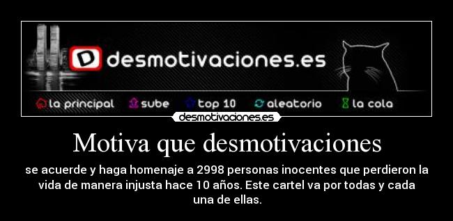 Motiva que desmotivaciones -