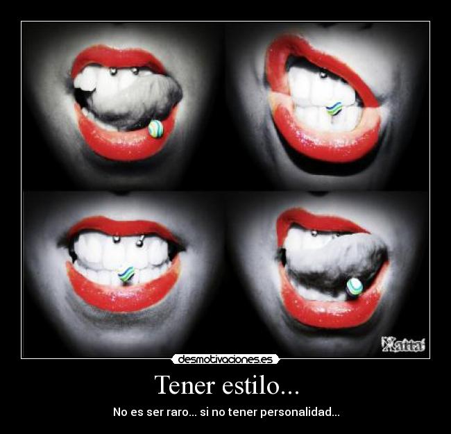 Tener estilo... - 
