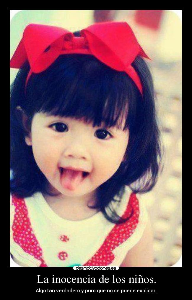 La inocencia de los niños. -