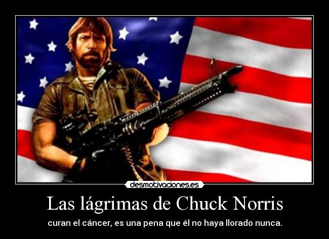 Las lágrimas de Chuck Norris -