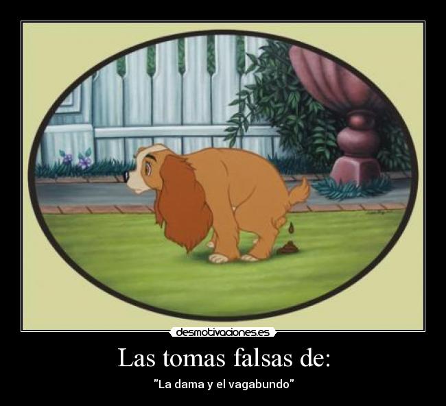 Las tomas falsas de: -