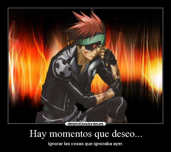 Hay momentos que deseo... - 