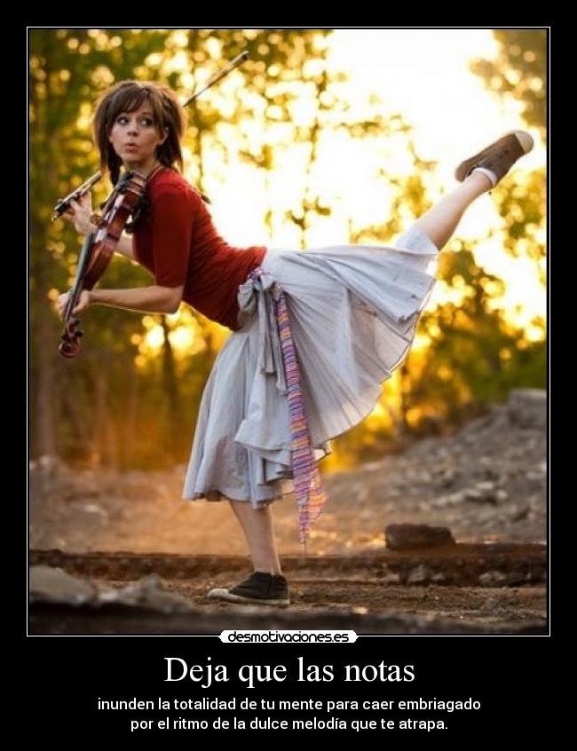 Deja que las notas - 