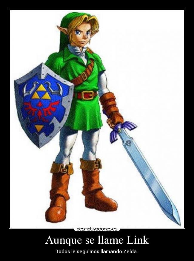 Aunque se llame Link - todos le seguimos llamando Zelda.