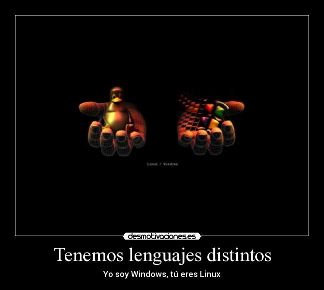 Tenemos lenguajes distintos - 