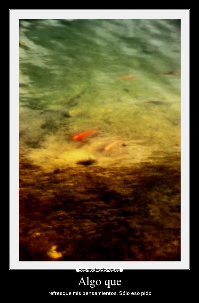 Algo que -