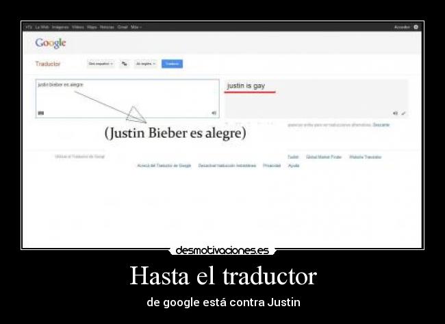 Hasta el traductor - 