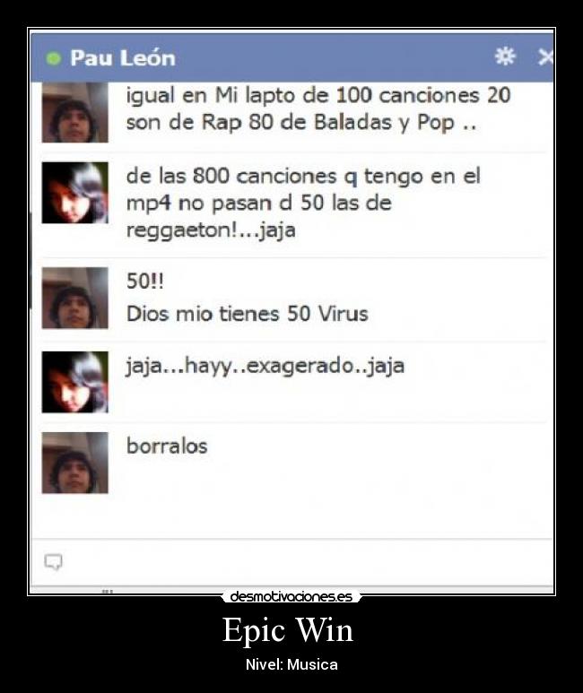 Epic Win - Nivel: Musica