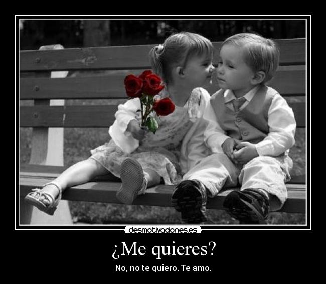 ¿Me quieres? - 