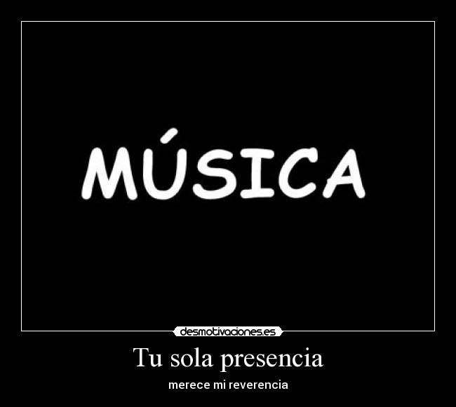 Tu sola presencia - 