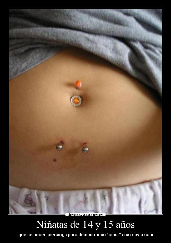 carteles ninatas estupidas sus piercings que tienen herpes e_e lolz desmotivaciones