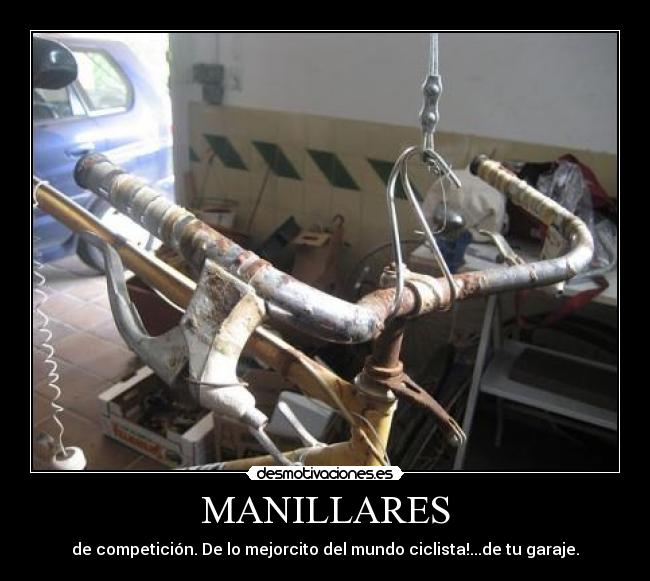 MANILLARES - de competición. De lo mejorcito del mundo ciclista!...de tu garaje.