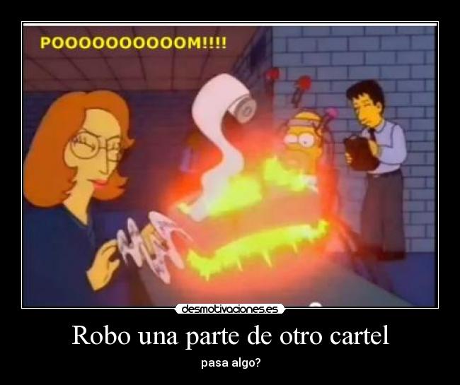 Robo una parte de otro cartel - pasa algo?