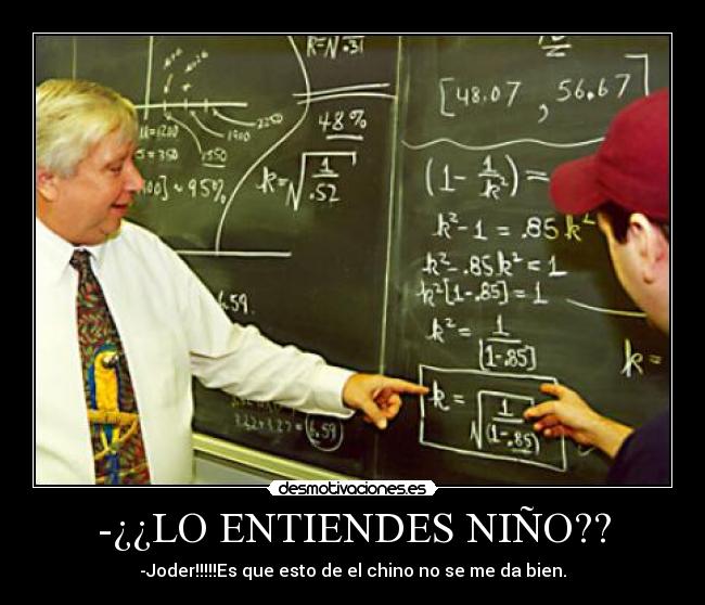 -¿¿LO ENTIENDES NIÑO?? - 