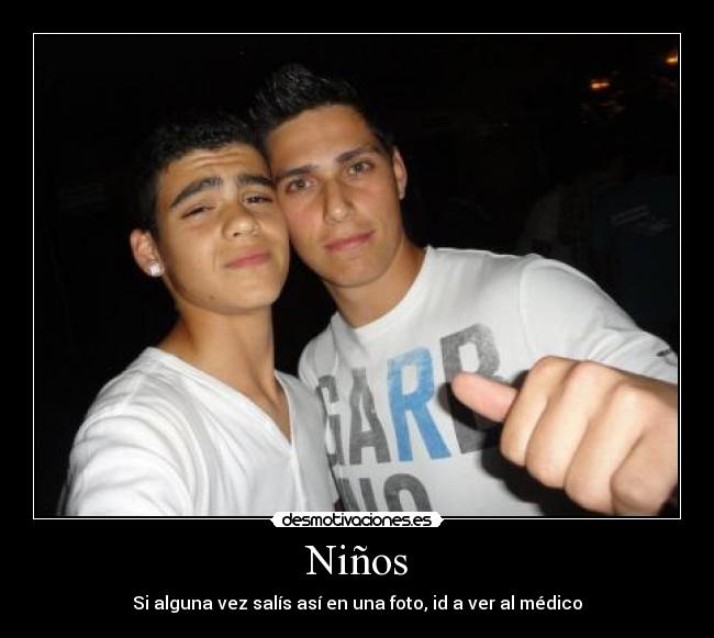 Niños - Si alguna vez salís así en una foto, id a ver al médico