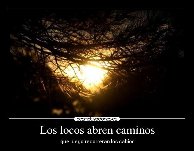 Los locos abren caminos - 