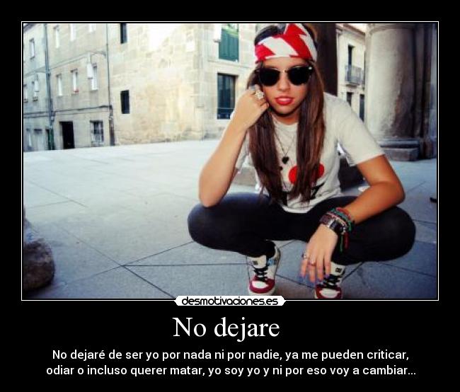 No dejare -