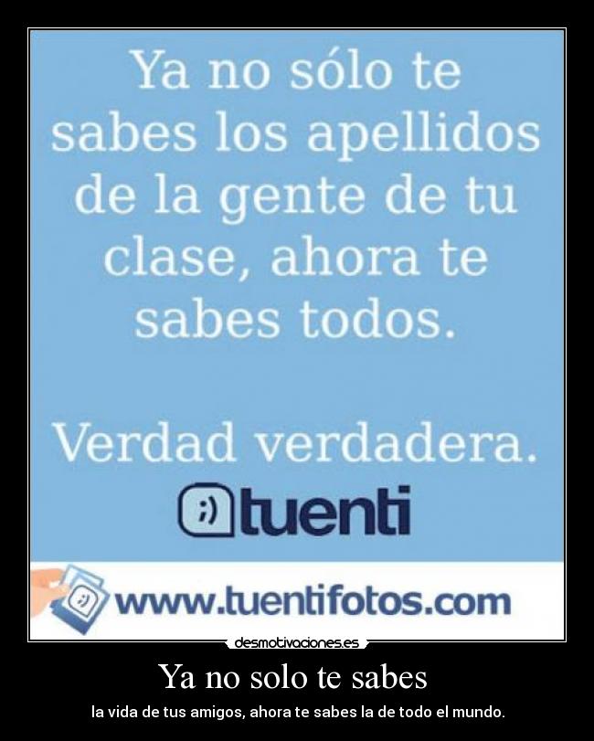 Ya no solo te sabes  - 