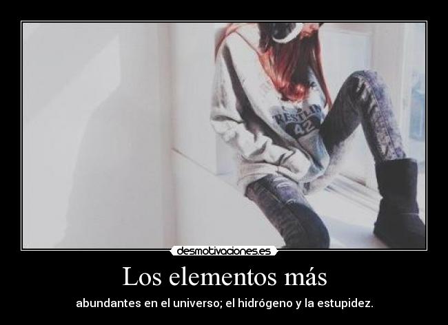 Los elementos más - 